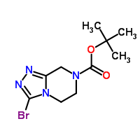 3-溴-5,6-二氢-[1,2,4]三唑并[4,3-A]吡嗪-7(8H)-甲酸叔丁酯 723286-80-4