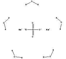 10102-17-7 Sodium thiosulfate pentahydrate