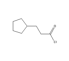 3-Cyclopentyl-propionyl chloride 104-97-2