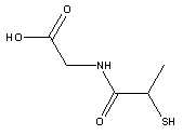 1953-02-2 N-(2-mercaptopropionyl)glycine