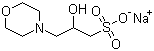 3-morpholino-2-hydroxypropanesulfonic acid sodium salt 79803-73-9