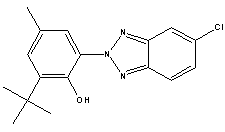 2-(3-tert-butyl-2-hydroxy-5-methylphenyl)-5-chloro-2H-benzotriazole 3896-11-5