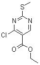 4-Chloro-2-methylsulfanyl-pyrimidine-5-carboxylic acid ethyl ester 5909-24-0