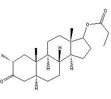 Structure of dromostanolone