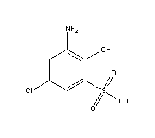 4-Chloro-2-aminophenol-6-sulfonic acid 88-23-3