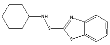 N-cyclohexyl-2-benzothiazolesulfenamide 95-33-0