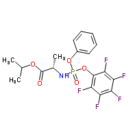 N-[(S)-(2,3,4,5,6-pentafluorophenoxy)phenoxyphosphinyl]-L-alanine 1-Methylethyl ester 1334513-02-8