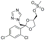 顺-[2-(2,4-二氯苯基)-2-(1H-1,2,4-三唑-1-基-甲基)-1,3-二氧戊烷-4-基]甲基甲磺酸活性酯
