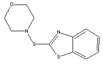 2-(Morpholinothio)benzothiazole 102-77-2