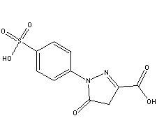 1-(4'-磺酸苯基)-3-羧基-5-吡唑啉酮 118-47-8