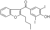 2-Butyl-3-(3,5-diiodo-4-hydroxybenzoyl)benzofuran 1951-26-4