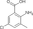 2-Amino-5-chloro-3-methylbenzoic acid 20776-67-4