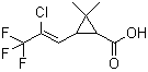 Cis-3-(2-chloro-3,3,3-trifluoro-1-propenyl)-2,2-dimethyl cyclopropane carboxylic acid 72748-35-7