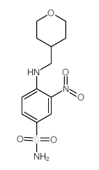 3-硝基-4-[[(四氢-2H-吡喃-4-基)甲基]氨基]苯磺酰胺 1228779-96-1