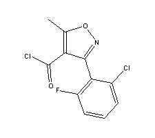 3-(2-Chloro-6-fluorophenyl)-5-methylisoxazole-4-carbonyl chloride 69399-79-7
