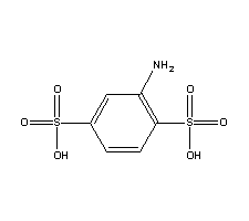2-Amino-1,4-benzenedisulfonic acid 98-44-2