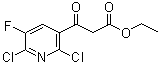 Ethyl 2,6-dichloro-5-fluoro-pyridine-3-acetoacetate 96568-04-6