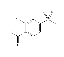 2-氯-4-甲磺酰基苯甲酸