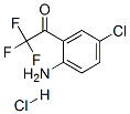 1-(2-amino-5-chlorophenyl)-2,2,2-trifluoroethane-1,1-diol hydrochloride 173676-59-0