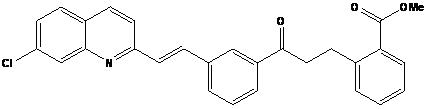 2-[3-[3-[2-(7-Chloro-2-quinolinyl)ethenyl]phenyl]-3-oxopropyl]benzoic acid methyl ester 133791-17-0