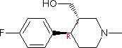 (-)反式-4-(4-氟苯基)-3-羟甲基-1-甲基哌啶 105812-81-5