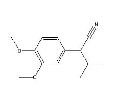 2-(3,4-Dimethoxy phenyl)-β-methylbutyronitrile 20850-49-1