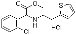 S-(+)-Methyl-(2-chlorophenyl)[(2-(2-thienyl)amino] acetate hydrochloride 141109-19-5