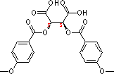 D-(+)-二對甲氧基苯甲酰酒石酸 191605-10-4