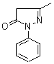 1-pheyl-3-methyl-5-pyrazolone 89-25-8