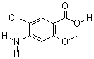4-Amino-5-chloro-2-methoxybenzoic acid 7206-70-4 