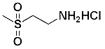 2-(甲砜基)乙胺鹽酸鹽 104458-24-4