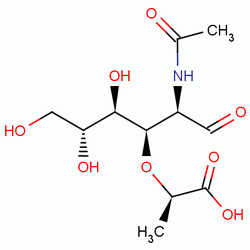 10597-89-4 (R)-2-acetamido-3-O-(1-carboxyethyl)-2-deoxy-D-glucose