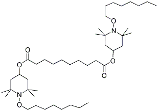 Bis-(1-octyloxy-2,2,6,6-tetramethyl-4-piperidinyl) sebacate 129757-67-1