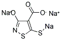 3-Hydroxy-5-mercapto-4-isothiazolecarboxylic acid trisodium salt 76857-14-2