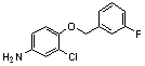 3-氯-4-(3-氟苯甲氧基)苯胺 202197-26-0