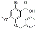 5-(benzyloxy)-2-bromo-4-methoxybenzoic acid 24958-42-7