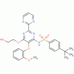 4-tert-butyl-N-[6-(2-hydroxyethoxy)-5-(2-methoxyphenoxy)-2,2'-bipyrimidin-4-yl]benzenesulfonamide 147536-97-8