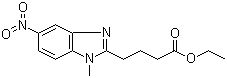 ethyl 4-(1-Methyl-5-nitro-1H-benzo[d]imidazol-2-yl)butanoate 3543-72-4