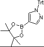 4-(4,4,5,5-四甲基-1,3,2-二氧杂硼烷-2-基)-1-三苯甲游基-1H-吡唑 863238-73-7