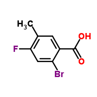 1003709-39-4 2-Bromo-4-fluoro-5-methylbenzoic acid