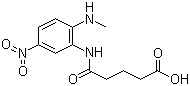 Glutaric acid-2-methylamino-5-nitromonoanilide 91644-13-2