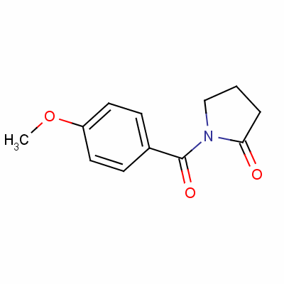 1-(4-methoxybenzoyl)pyrrolidin-2-one 72432-10-1