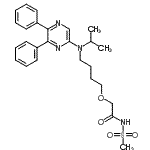 2-{4-[(5,6-二苯基-2-吡嗪基)(异丙基)氨基]丁氧基}-N-(甲基磺酰基)乙酰胺 475086-01-2