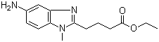 1-Methyl-5-amino-1H-benzimidazole-2-butanoic Acid Ethyl Ester 3543-73-5