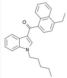4-ethylnaphthalen-1-yl-(1-pentylindol-3-yl)methanone 824959-81-1
