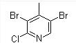 3,5-dibromo-2-chloro-4-methylpyridine 1000017-92-4