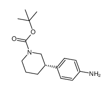(3S)-3-(4-氨基苯基)-1-哌啶甲酸叔丁酯 1171197-20-8
