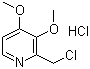 2-氯甲基-3,4-二甲氧基吡啶鹽酸鹽