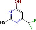 4-羥基-6-(二氟甲基)嘧啶-2-硫醇 1204298-76-9