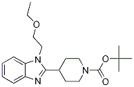 1-哌啶甲酸,4-[1-(2-乙氧基乙基)-1H-苯并咪唑-2-基]-,1,1-二甲基乙基酯